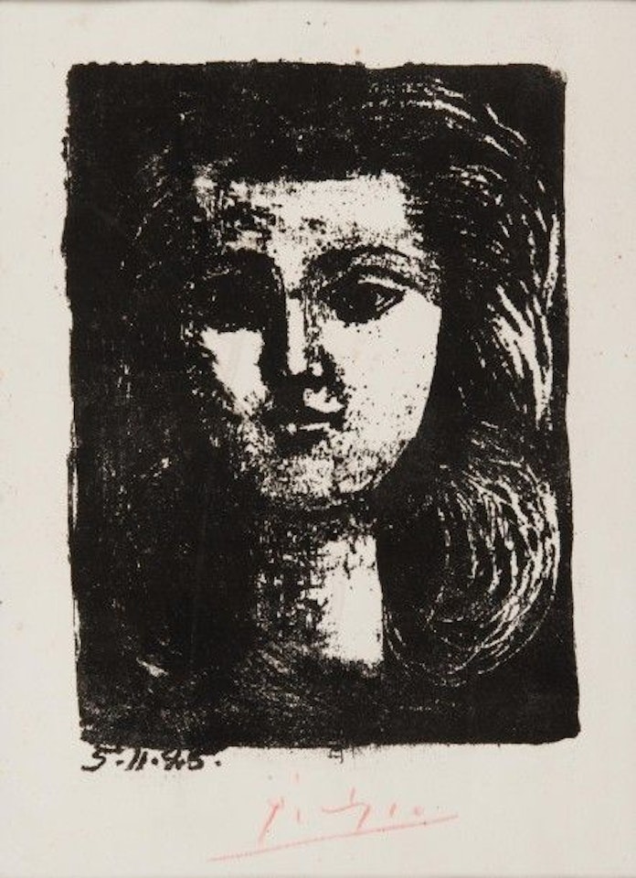 Tête de jeune fille by Pablo Picasso