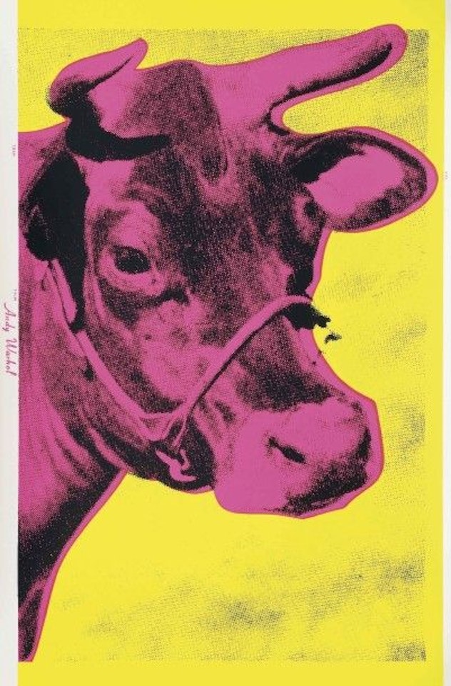 Cow (Pink) by Andy Warhol