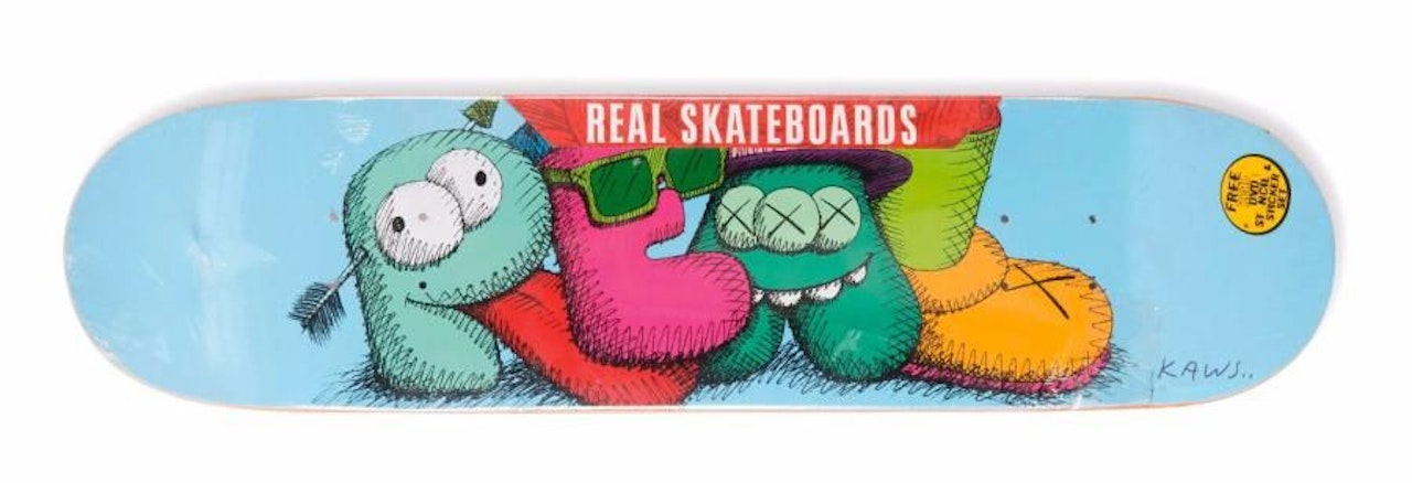 Real Skateboards by Kaws