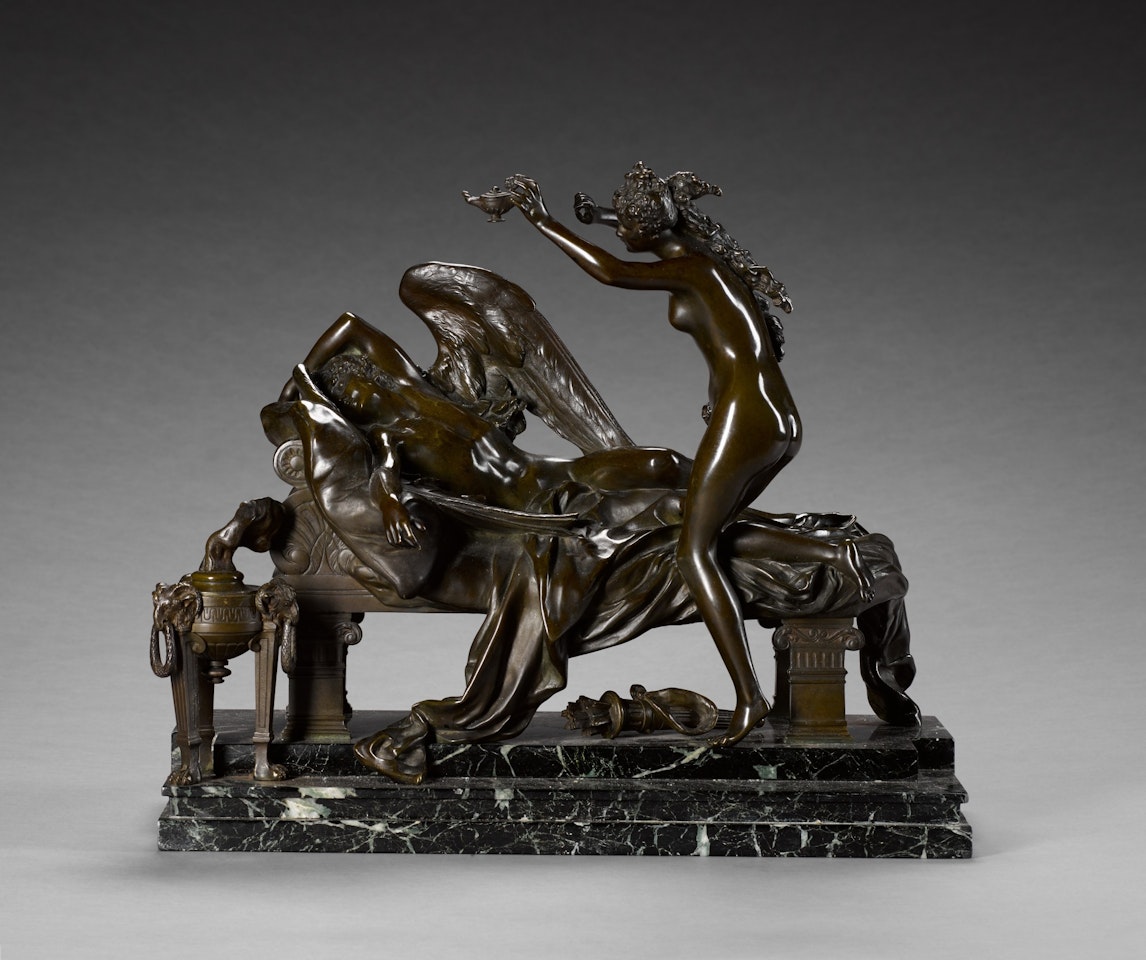 Cupid awakened by Psyche by Albert-Ernest Carrier-Belleuse