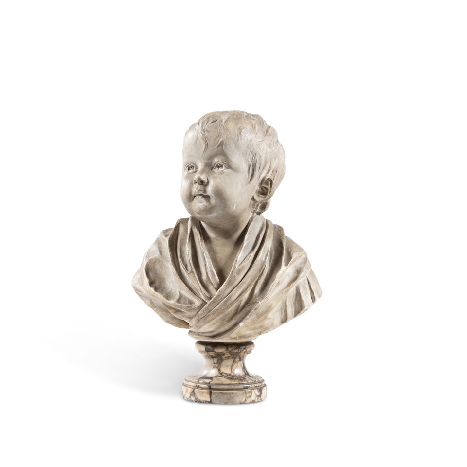 Bust of Claudine Houdon at twelve months by Jean-Antoine Houdon