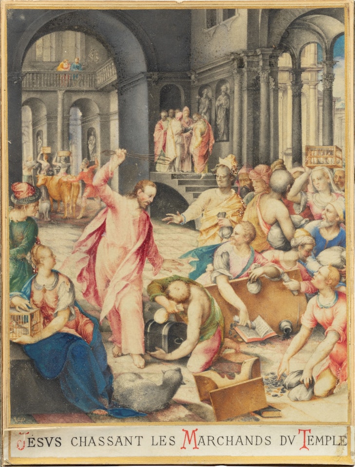 The Driving of the Merchants from the Temple by Flemish School