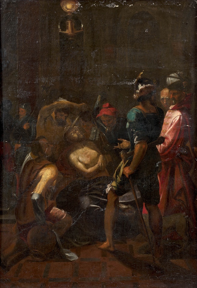 Le couronnement d"épines by Italian School