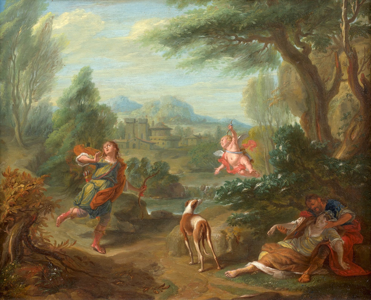 Céphale et Procris by German School
