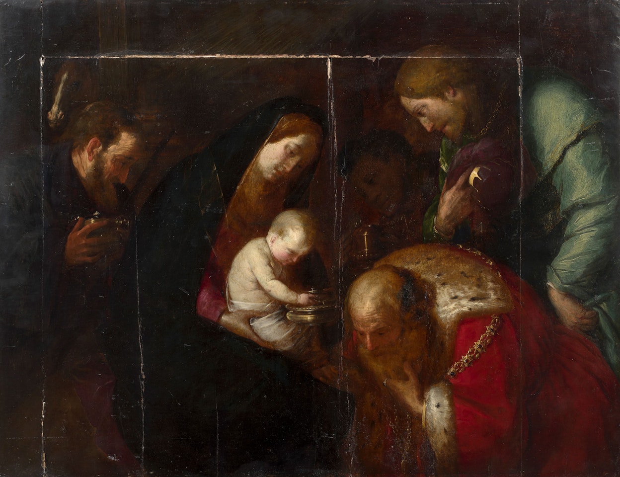 L"Adoration des mages by Italian School