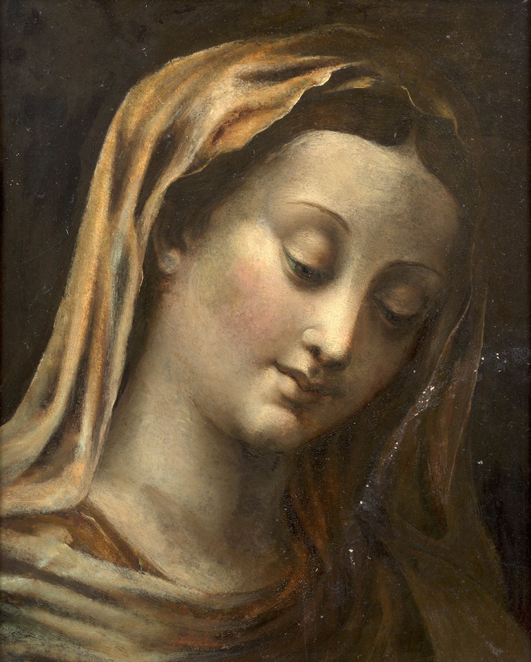 Tête de Vierge by Italian School