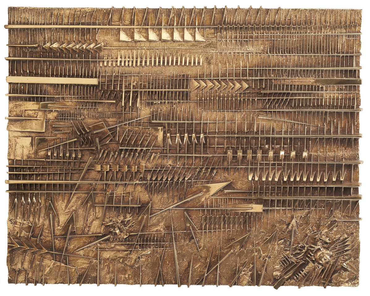 "Container for the book "Caro Claudio" by Arnaldo Pomodoro