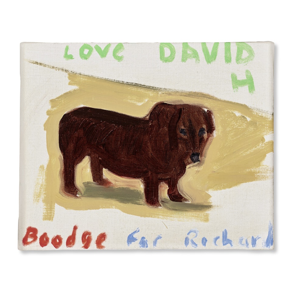 Boodge by David Hockney