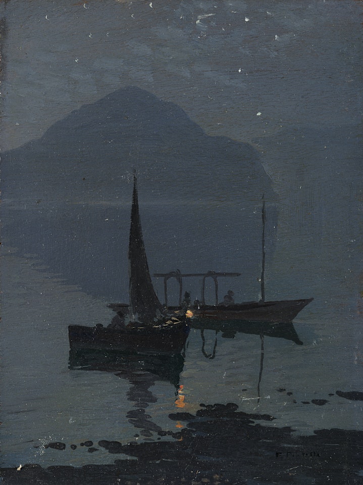 "Fishing with the lampara" by Fausto Pratella