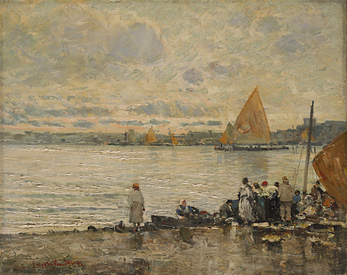 "The Return of the Fishermen" by Fausto Pratella