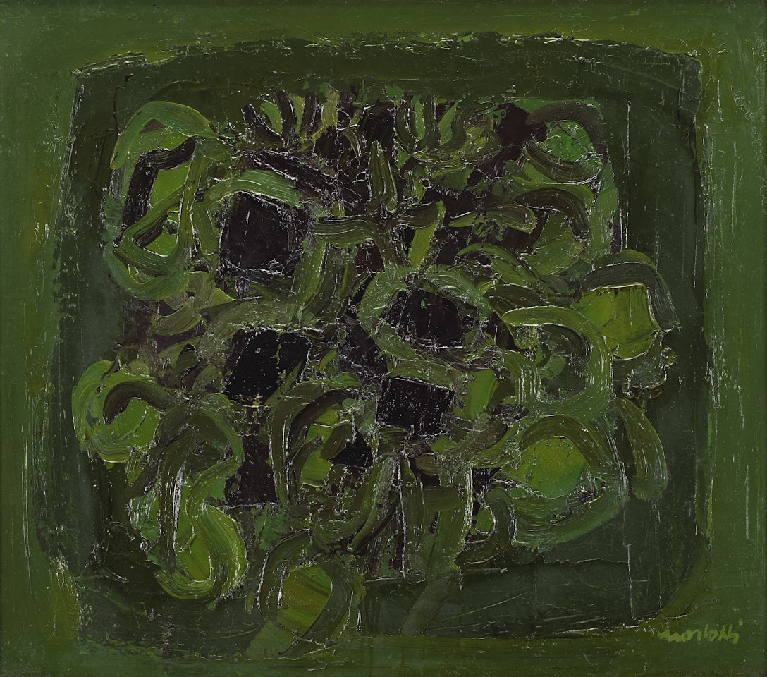 "Green Sunflowers" by Ennio Morlotti