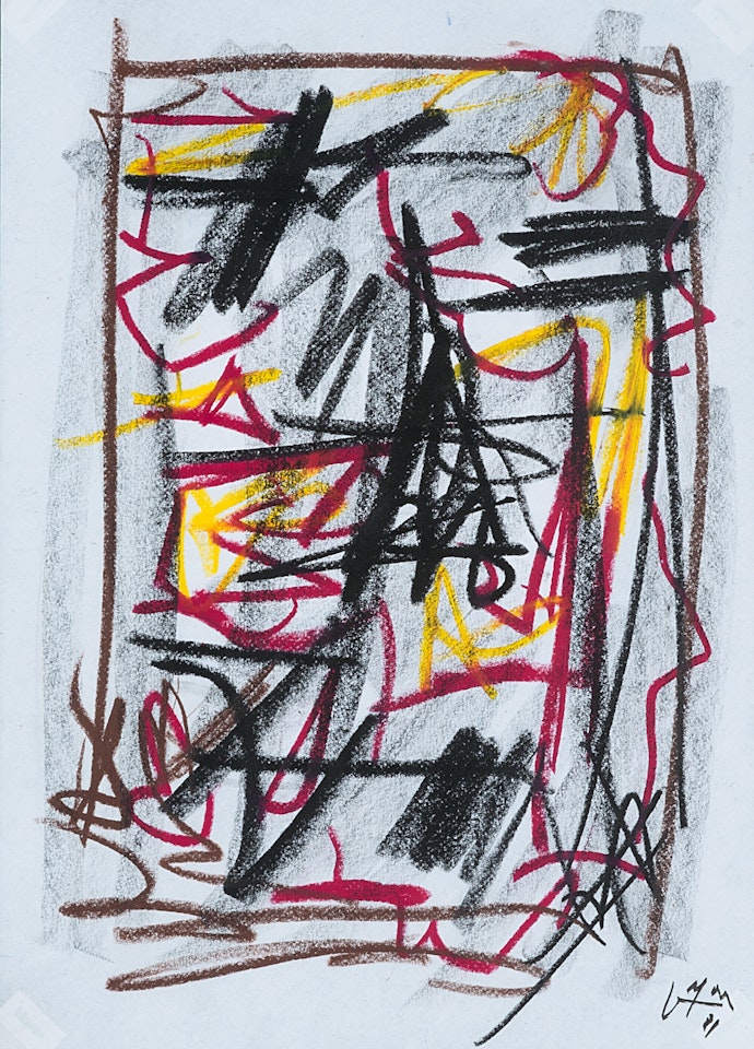 "Untitled C.2" by Emilio Vedova