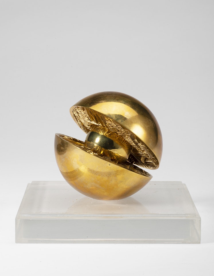 "Rotating with inner sphere, study" by Arnaldo Pomodoro