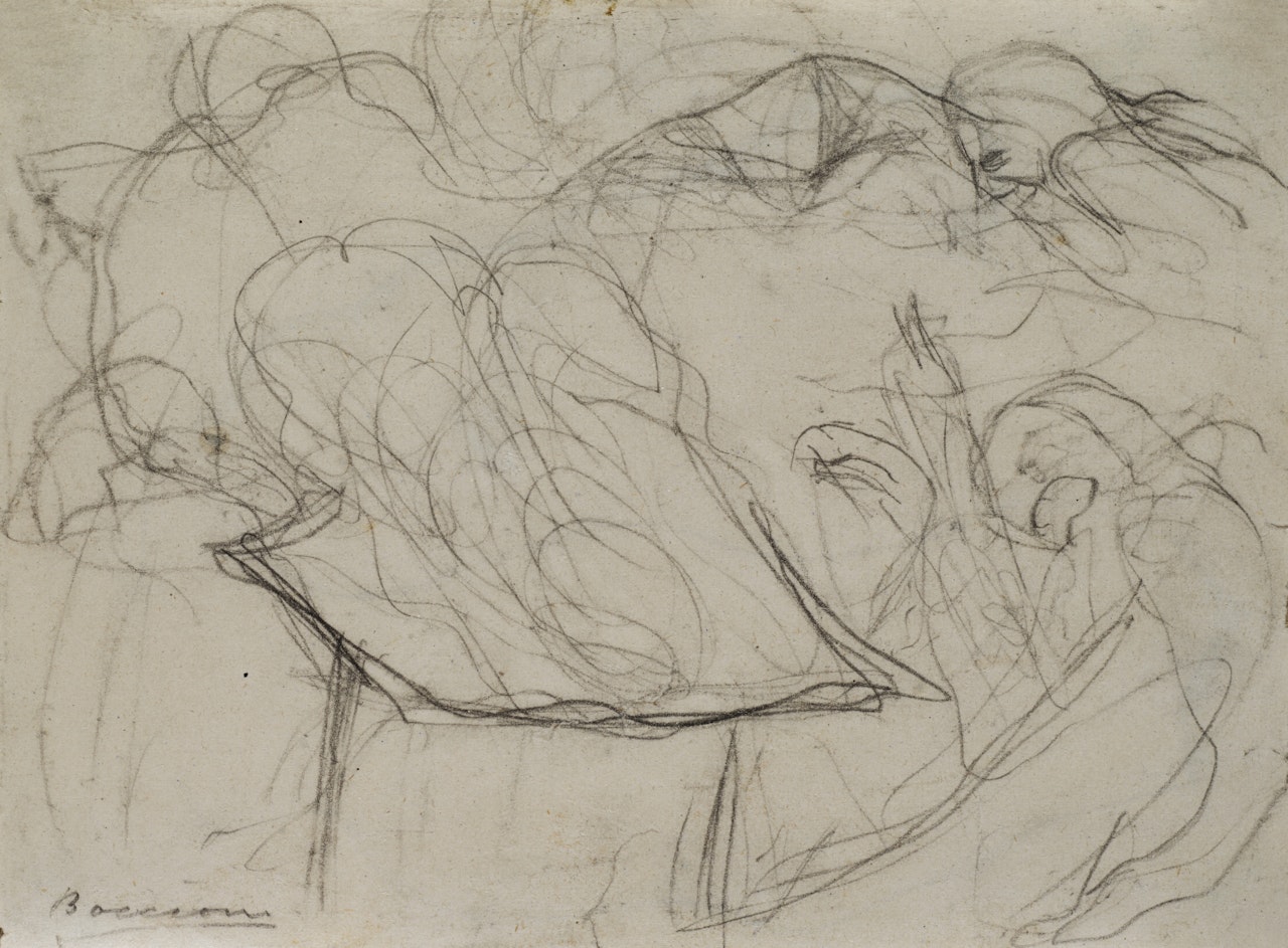 "Study for Laughter" by Umberto Boccioni