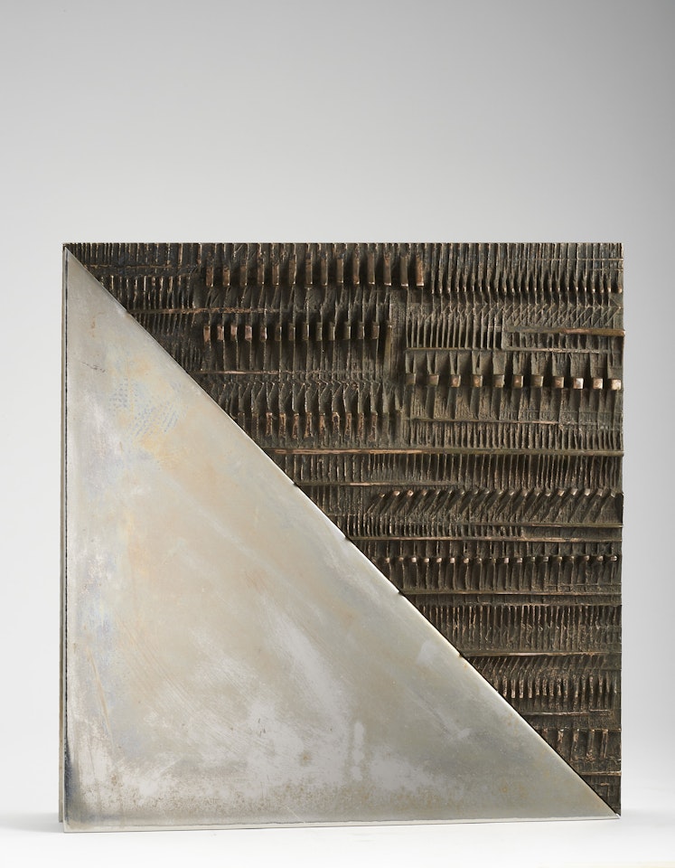 "Folded page" by Arnaldo Pomodoro