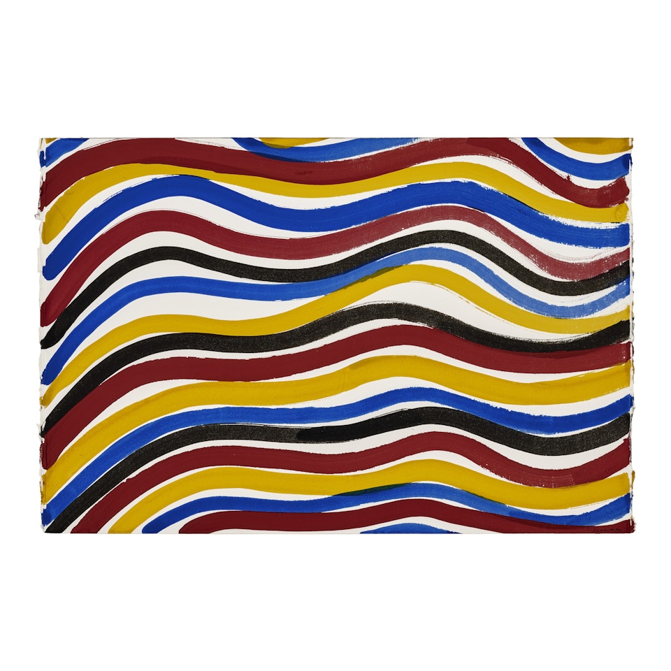 Wavy Brushstrokes by Sol LeWitt