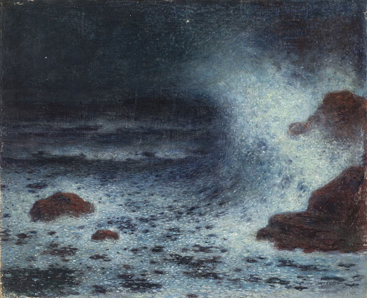 "Vagues dans la nuit" by Ferdinand du Puigaudeau