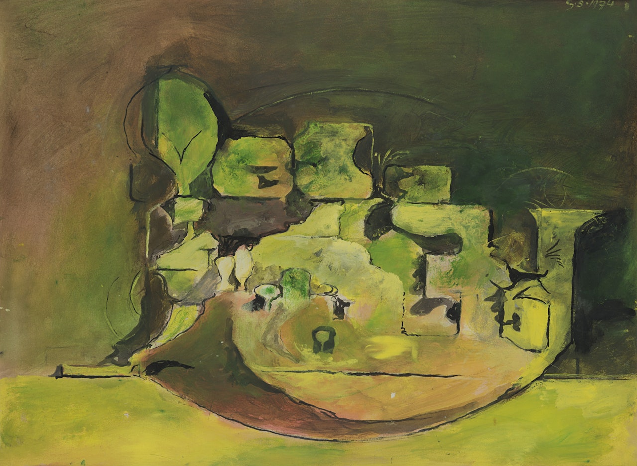 "Rock Form" by Graham Sutherland
