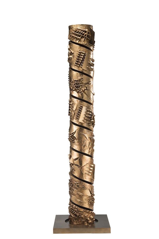 "Colonna" by Arnaldo Pomodoro