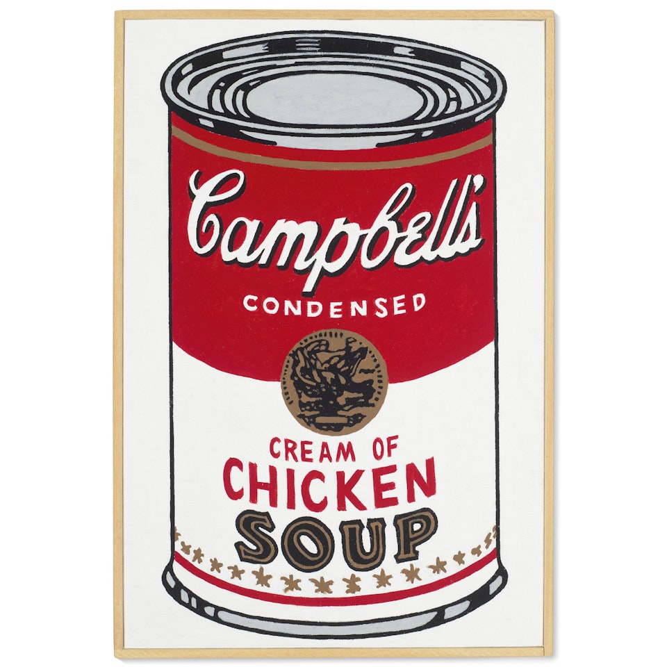 Andy Warhol, 'Large Campbell's Soup Can, Cream of Chicken,' 1964 by Richard Pettibone