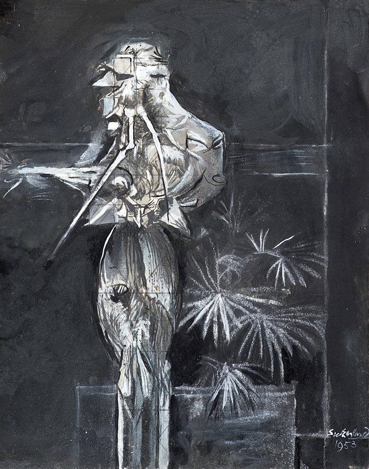 "Study for "La Petite Afrique" by Graham Sutherland