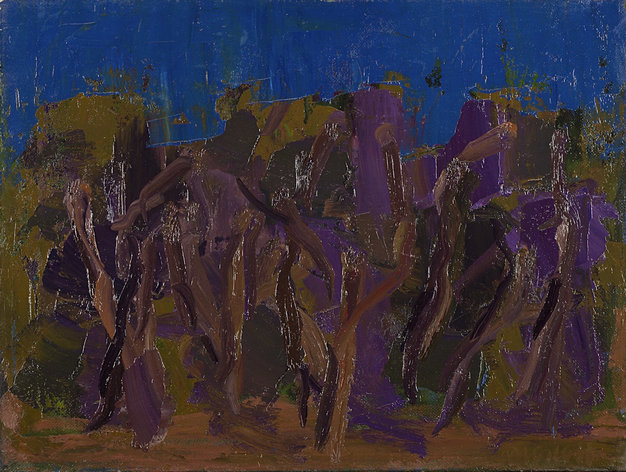 "Olive trees in Bordighera" by Ennio Morlotti