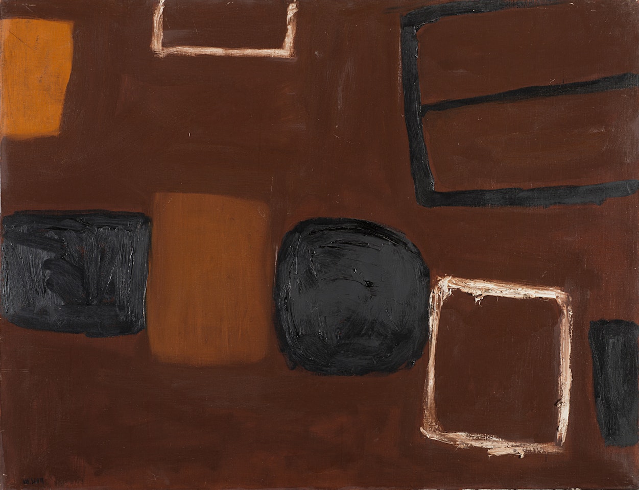 "Untitled (Composition n.30) " by William Scott