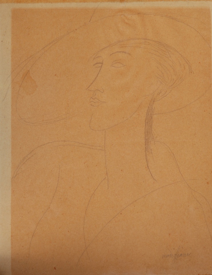 "Woman with hat" by Amedeo Modigliani