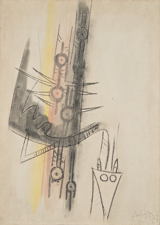 "Without title" by Wifredo Lam
