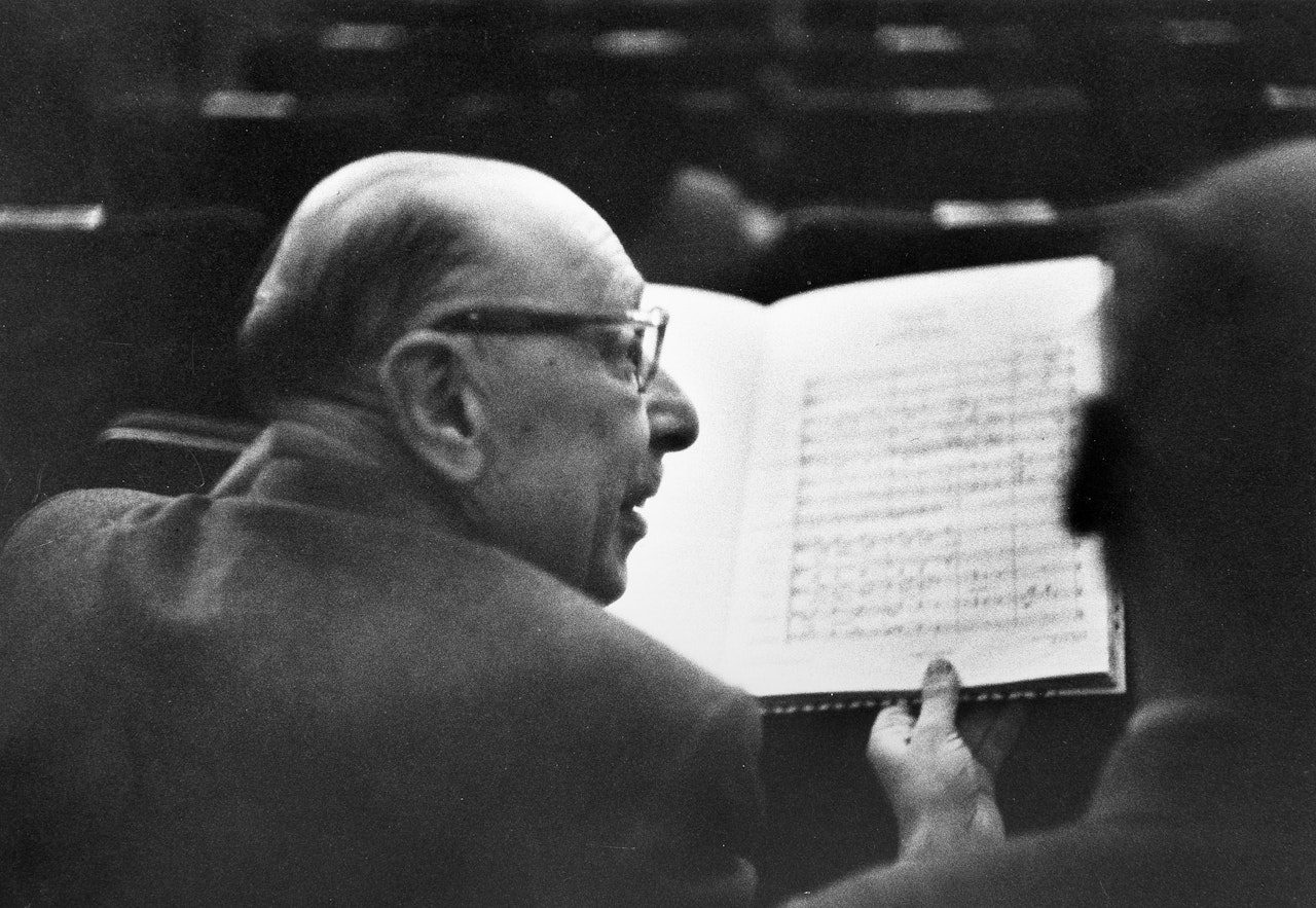 Igor Stravinsky by Henri Cartier-Bresson