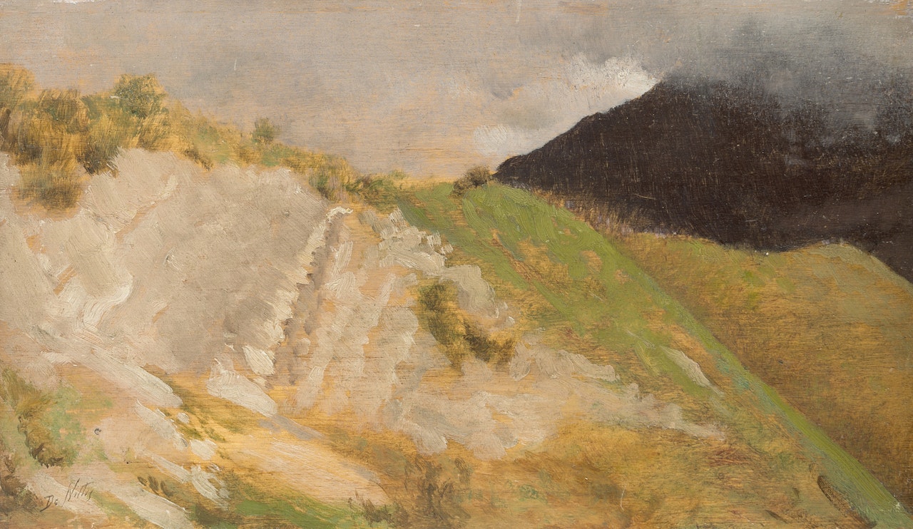 "Impression of Vesuvius" by Giuseppe de Nittis