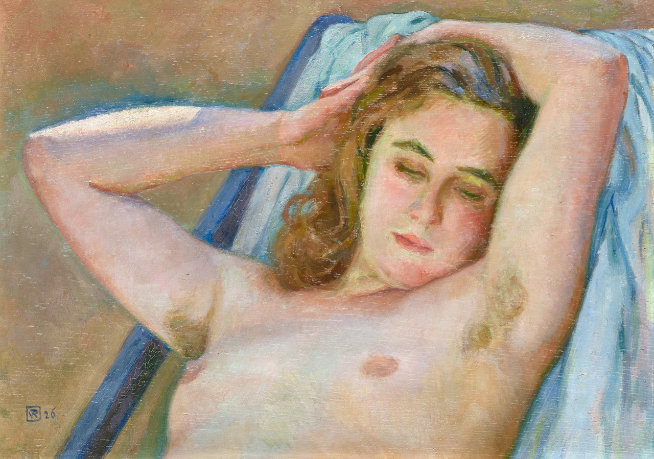 "Sieste" by Theo van Rysselberghe