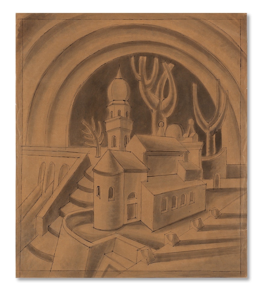 "Church of Noriglio" by Fortunato Depero