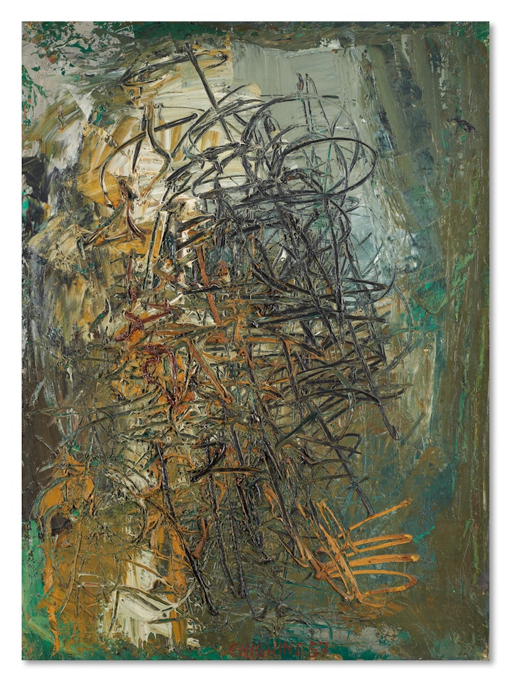 "Forme su fondo grigio" by Alfredo Chighine