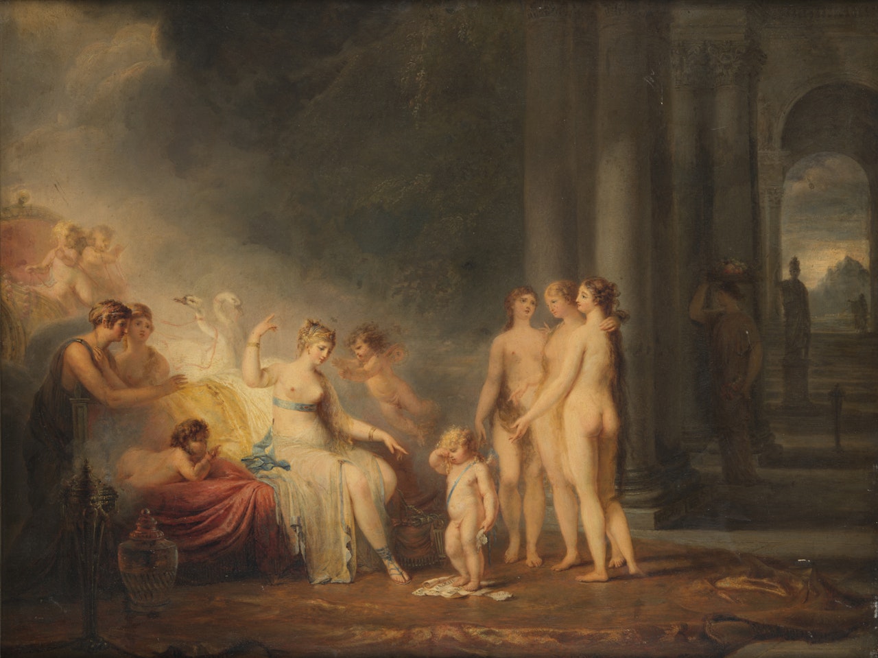 "Eros punished by Venus and rescued by Anteros" by François Gérard