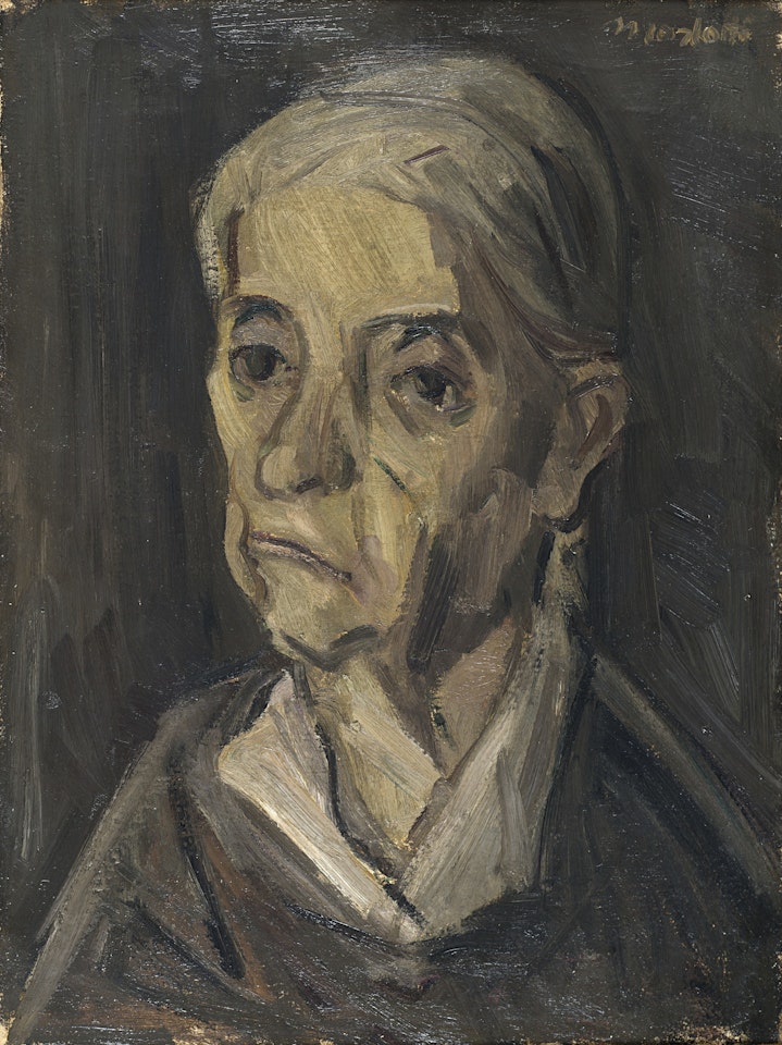 "Portrait of a Woman" 1944 by Ennio Morlotti