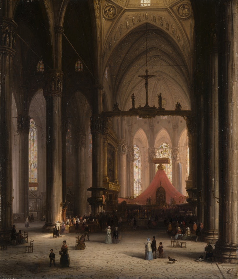 "Interior of the Milan Cathedral" by Carlo Canella