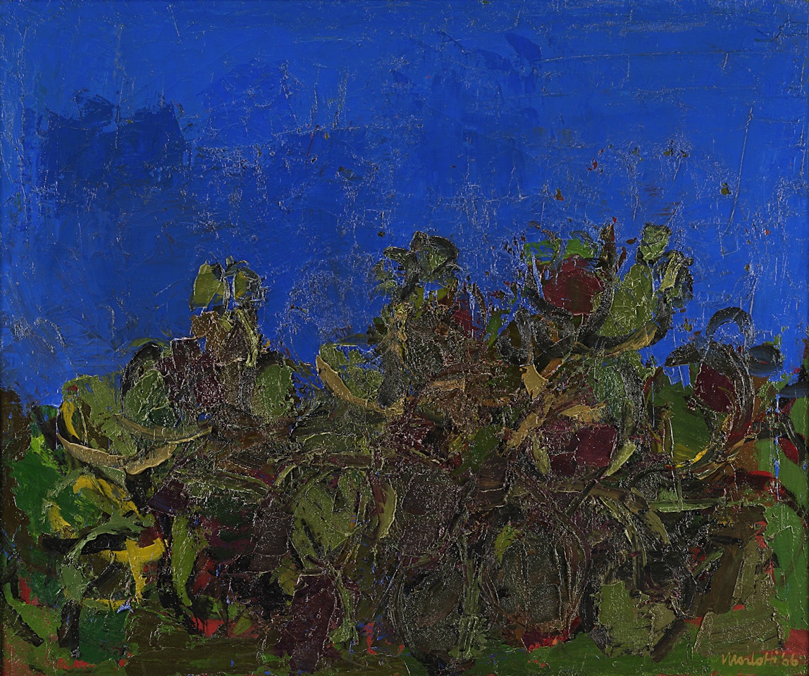 "Ligurian landscape with cactus" by Ennio Morlotti