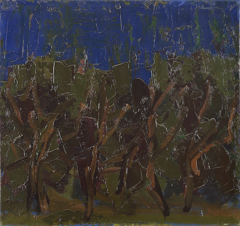 "Ulivi a Bordighera" by Ennio Morlotti