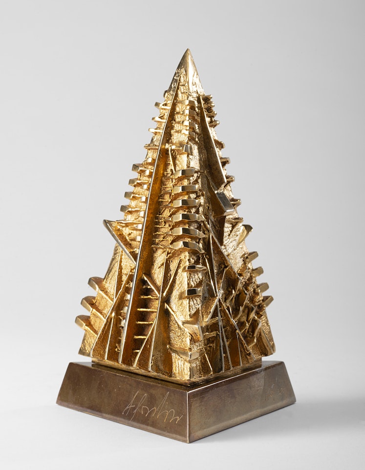 "Pyramid for Banca Nazionale del Lavoro" by Arnaldo Pomodoro