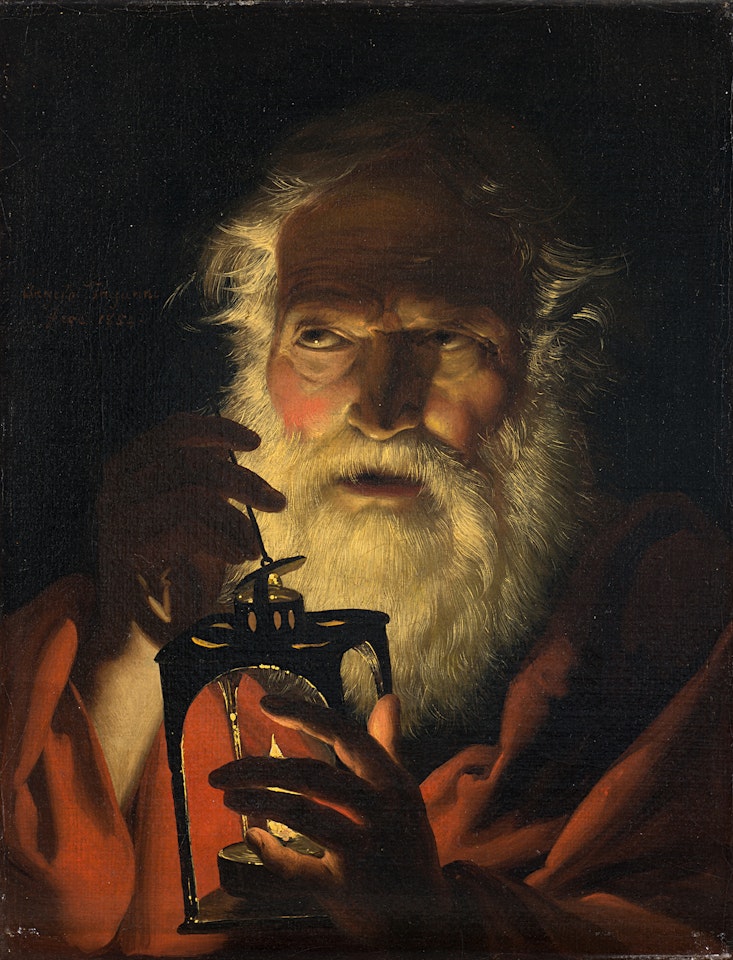 "Head of Diogenes" by Angelo Inganni