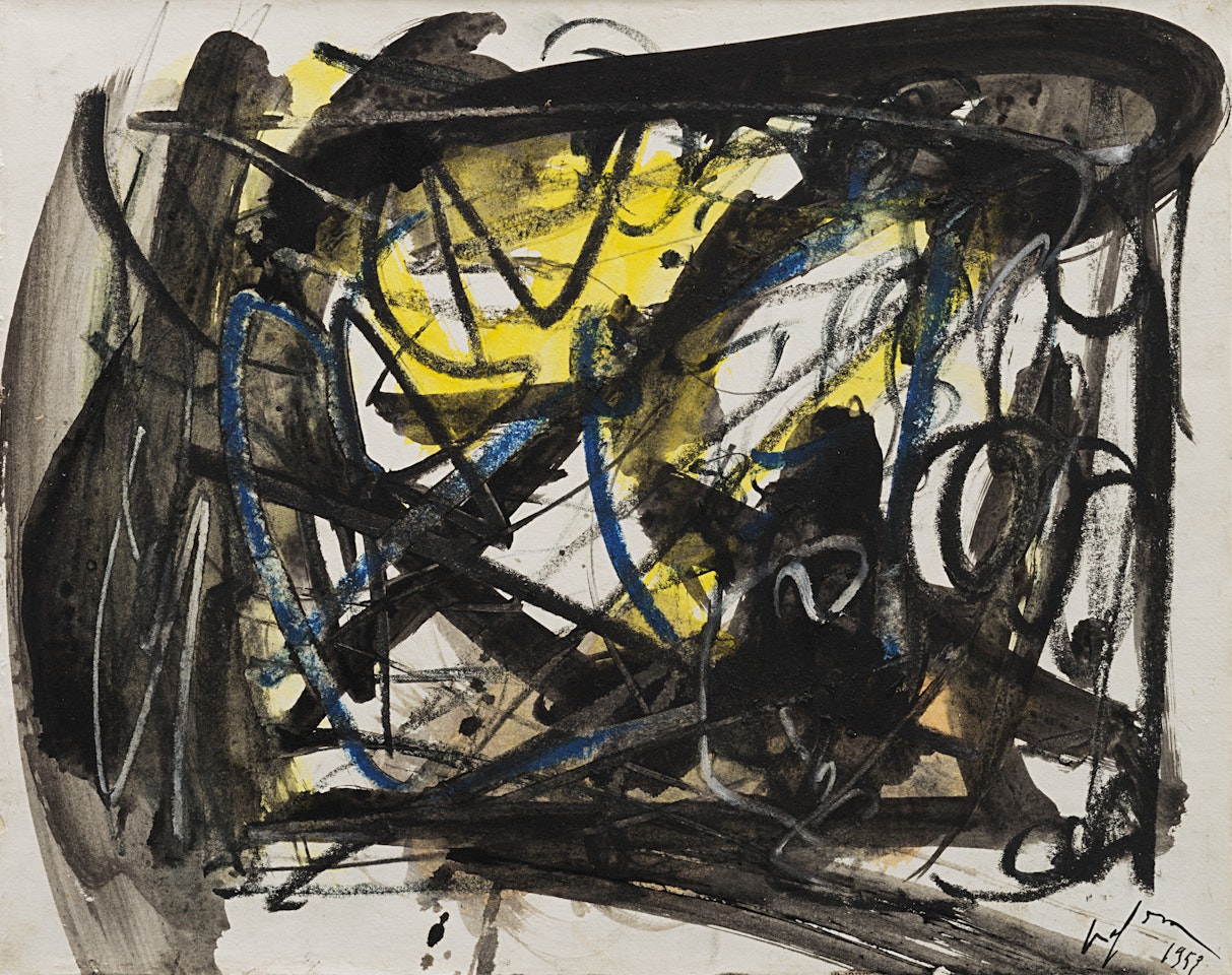"Untitled" by Emilio Vedova