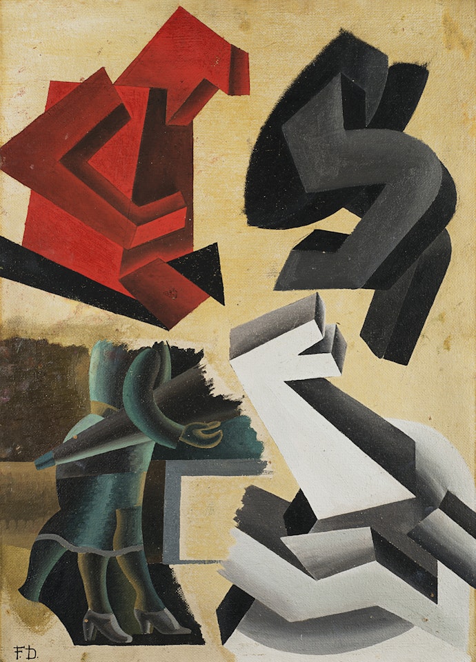 "Studies for paintings" by Fortunato Depero