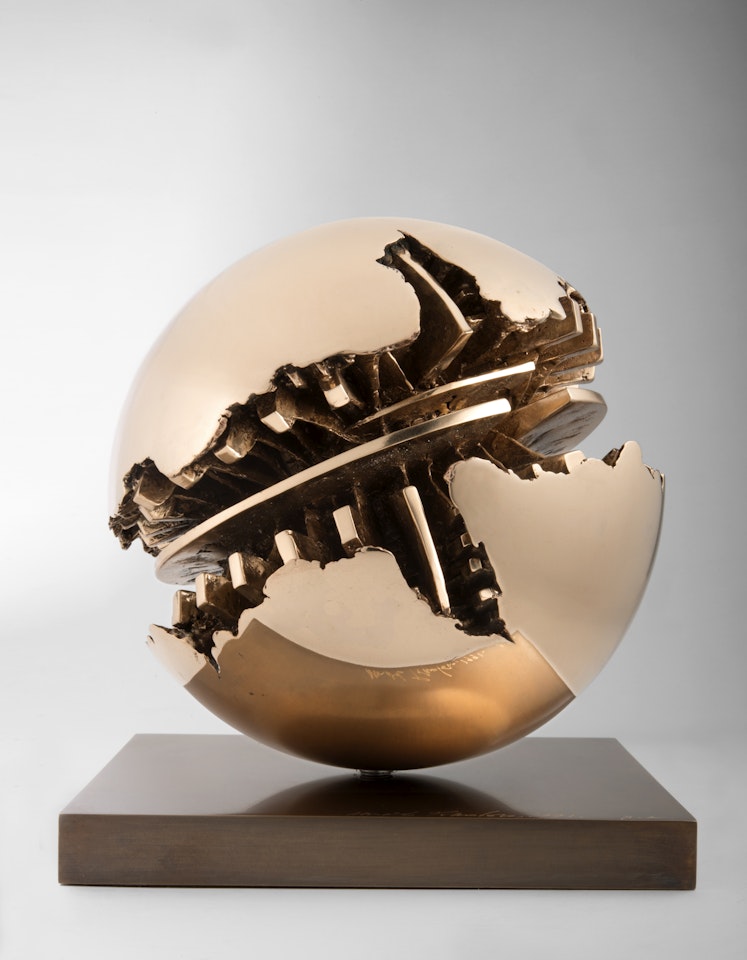 "Sfera" by Arnaldo Pomodoro