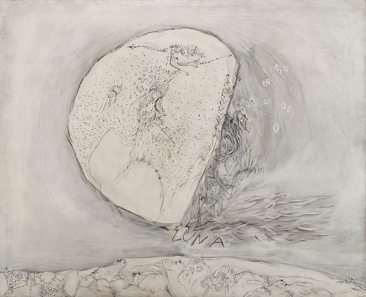 "The Making of the Moon" by Gastone Novelli