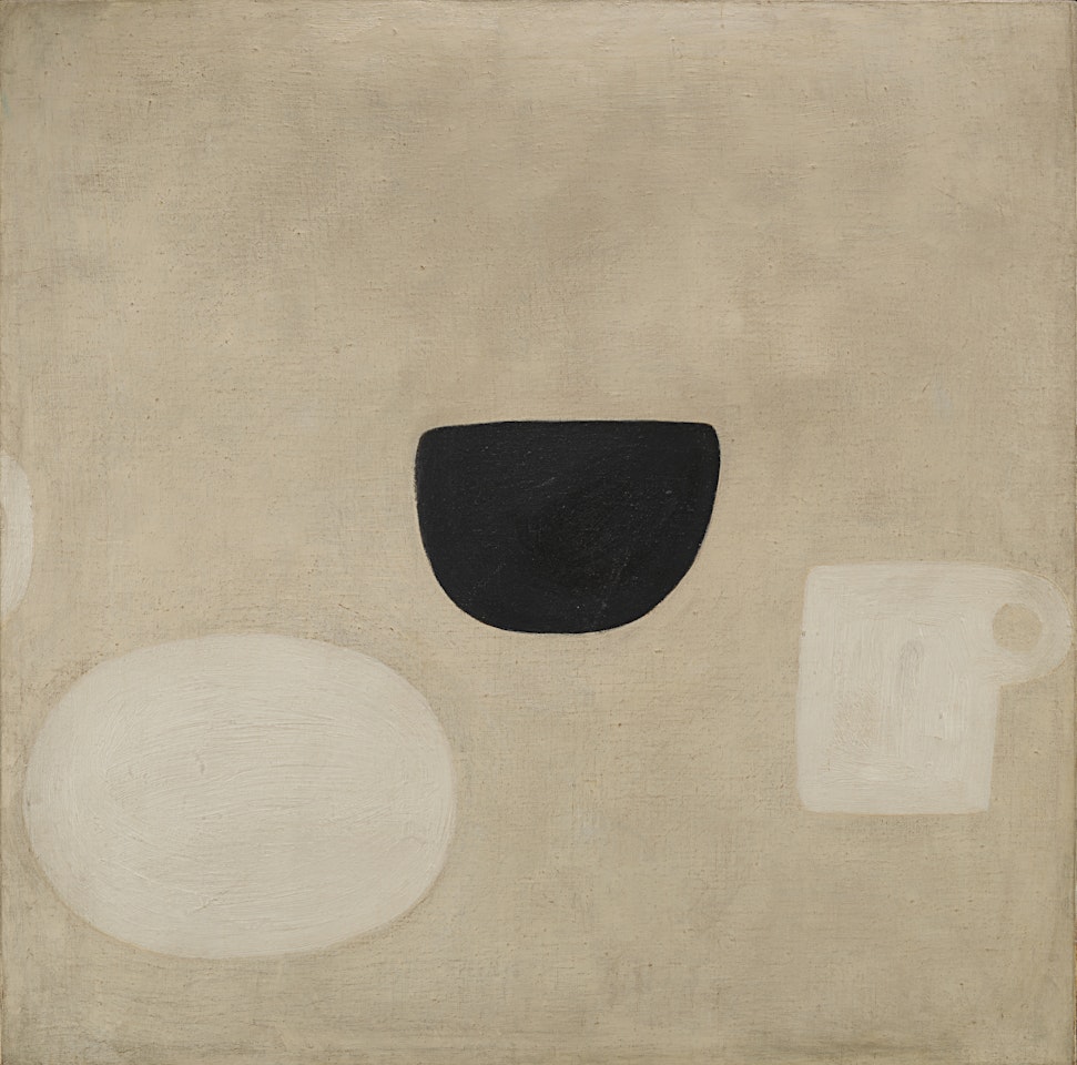 "Jar and Plate" by William Scott