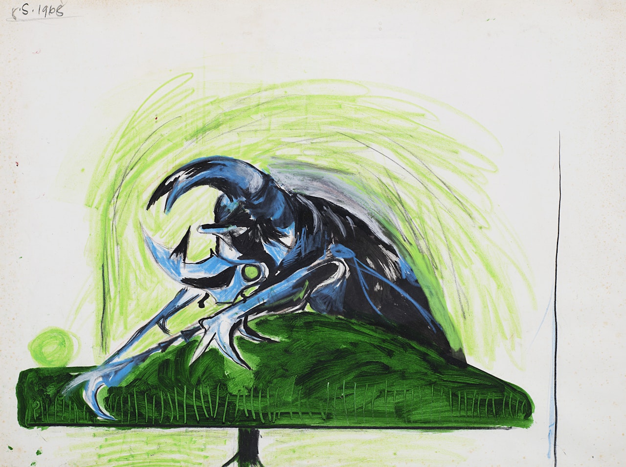 "Study for beast, Beetle" by Graham Sutherland