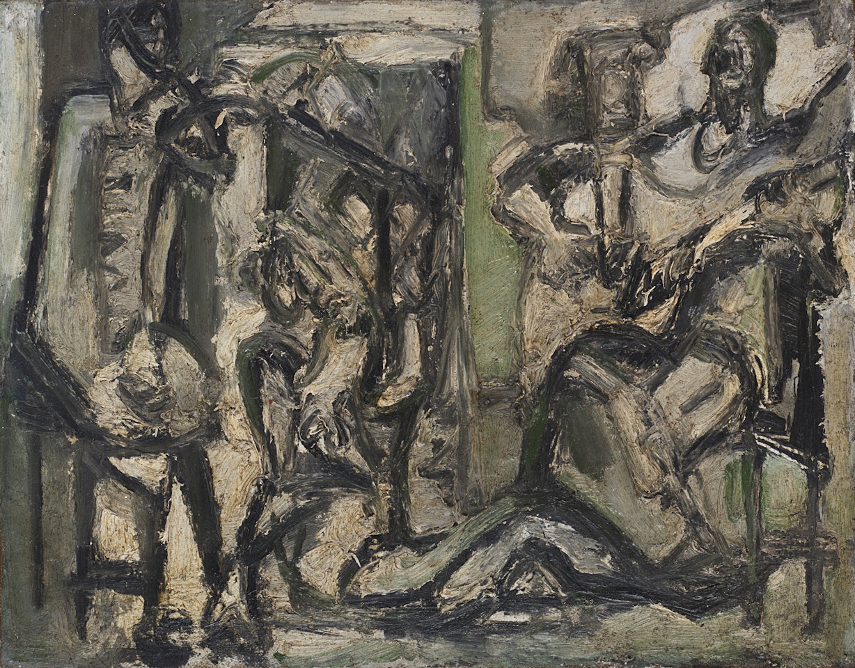 "Study for players n.1" by Emilio Vedova