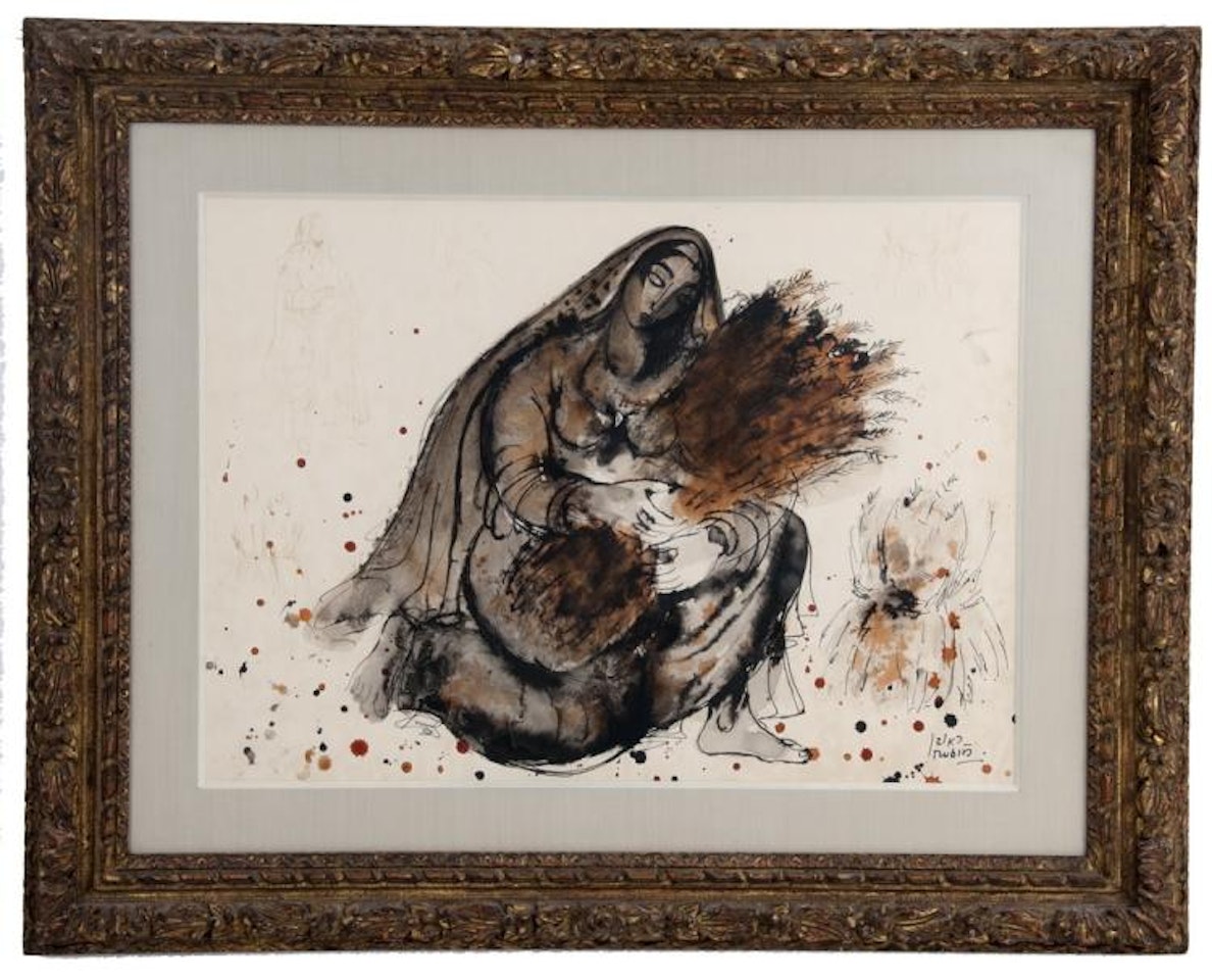 PORTRAIT OF RUTH by Reuven Rubin