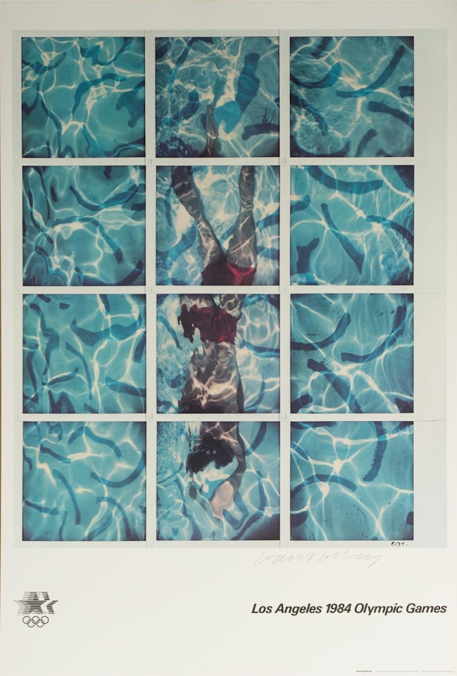 LOS ANGELES 1984 OLYMPIC GAMES by David Hockney